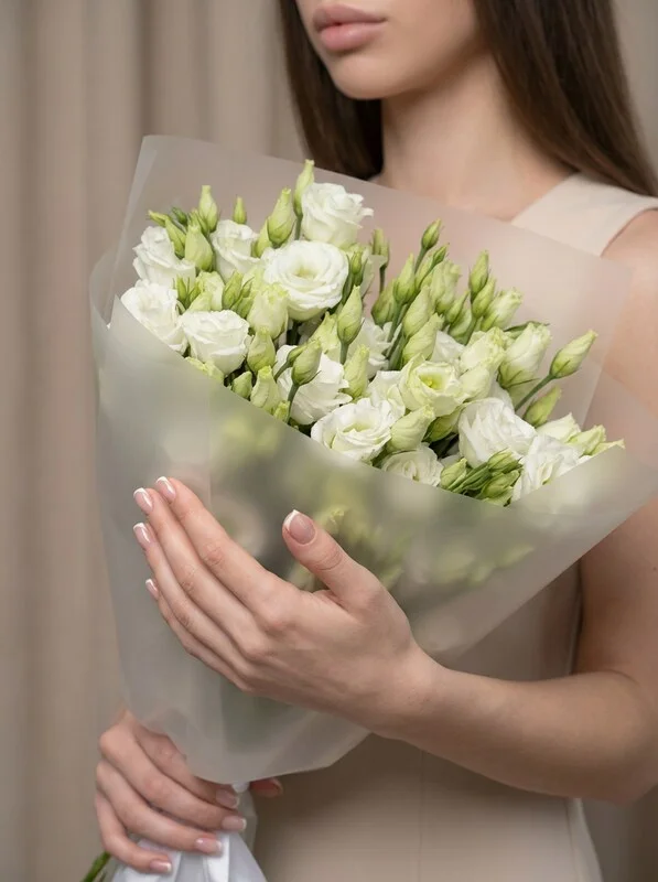 Букет из эустомы (M) — фото 3