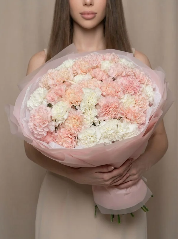 Букет из диантусов «Нежная симфония»